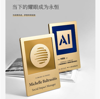 Plaques de récompense en aluminium massif avec logo personnalisé, plaques de récompense vierges en aluminium, meilleures ventes