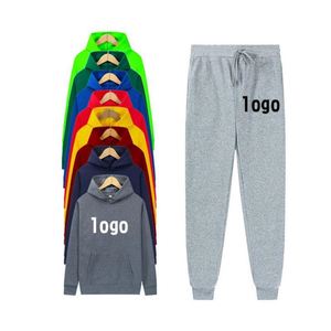 Ensemble sweat-shirt et pantalon de survêtement unisexe en molleton, coupe oversize, personnalisable, grandes tailles pour hommes, impression numérique, respectueux de l'environnement, pour l'automne - Product Image 5
