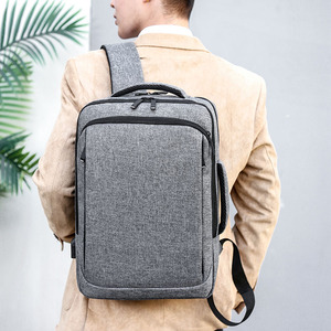 Sac à dos pour ordinateur portable en polyester léger, durable, multifonctionnel, imperméable, avec fermeture éclair et port USB, prix direct usine - Product Image 4