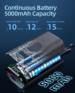 NUEVO Venta caliente <span class=keywords><strong>de</strong></span> carga rápida 5000mAh Mini Power Banks portátil magnético inalámbrico para <span class=keywords><strong>IPhone</strong></span> Samsung Watch Apple Watch - Product Image 3