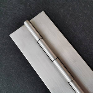 Bisagra de piano larga de tipo pesado Longitud 12-138 pulgadas Bisagras continuas con acero Aluminio Hierro Acero inoxidable Acero galvanizado - Product Image 2