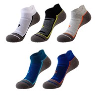 Chaussettes de sport respirantes en coton fin tricoté pour homme, pour l'été, fourniture ODM pour la course à pied