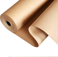 Vente de papier kraft brun/papier artisanal pour l'emballage et l'emballage de cadeaux