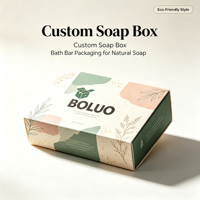 Boîte à savon personnalisée en papier pour savon artisanal à froid