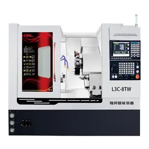 Maquina Torno CNC Preis China Metall Taiwan Hohe Präzision Fanuc Bearbeitungszentrum Teile Drehfräsmaschine CNC-Drehmaschine