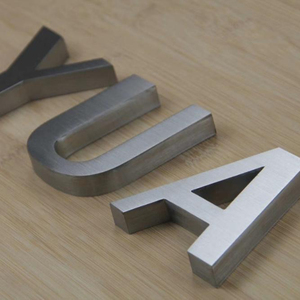 De acero inoxidable decorativo de pared de metal, letras de la <span class=keywords><strong>Oficina</strong></span> para el hogar Decoración - Product Image 6