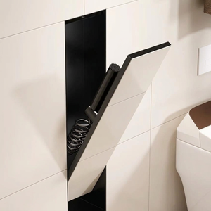 Support mural en acier inoxydable 304 pour <span class=keywords><strong>douchette</strong></span> <span class=keywords><strong>WC</strong></span> encastrée, niche de rangement pour salle de bain - Product Image 2