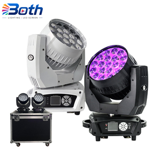 ไฟหัวขยับ LED Aura RGBW Wash ขนาด 19x15W อเนกประสงค์ พร้อมซูม สำหรับคลับ คอนเสิร์ต และงานแต่งงาน - Product Image 1