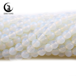 Zhe Ying 6/8/10mm Opal Synthesis Opalite <strong>Stone</strong> <strong>Beads</strong> Natural <strong>Stone</strong> Opalite <strong>Stone</strong> Loose <strong>Beads</strong> - Product Image 4
