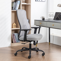 Kursi Kantor Eksekutif Ergonomis Premium yang Dapat Disesuaikan, dengan Sandaran Tangan yang Dapat Diatur, untuk Rumah, Kantor, Sekolah - Label Pribadi