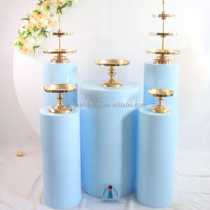 Iangel Cover Cube Socles Plinthes rectangulaires en acrylique transparent pour la décoration de mariage - Product Image 5