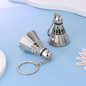 Promotional 3D Metal Custom Logo Mini Cute Badminton Soccer Pingpong Sports Alloy Metal <b>Key</b> <b>Chain</b> for Gift Car <b>Key</b> Ring - Product Image 4