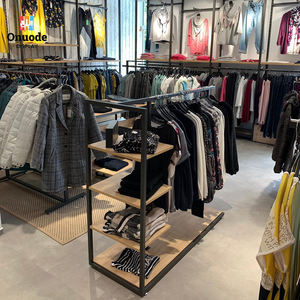 Exhibidores de Ropa de Moda |   Armario para Ropa de Pared, Resistente y Ecológico |   Puesto de Exhibición para Tienda Boutique |   Personalizado - Product Image 1