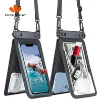 IPX8 sacs de téléphone portable étuis pochette étanche plage vente en gros de haute qualité sacs étanches pour téléphone portable