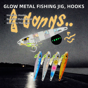 Señuelo de Pesca Palmer de 30g para Lanzamiento desde la Orilla, Luminoso, de Acción Lenta, para Agua Salada, con Anzuelo Giratorio Impreso - Product Image 2