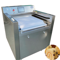 Machine à rouler les gâteaux électrique en acier inoxydable 304, contrôle par écran tactile, thermostat réglable, 220V
