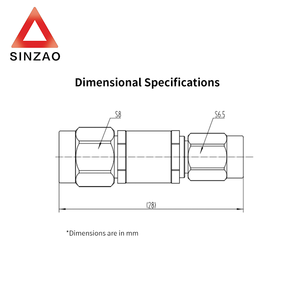 Wayiii 2.92 <span class=keywords><strong>m</strong></span>ét Nam để ssma nam RF đồng trục Adapter DC-40G Thành phần Lò vi sóng RF đồng trục kết nối nhà sản xuất - Product Image 6