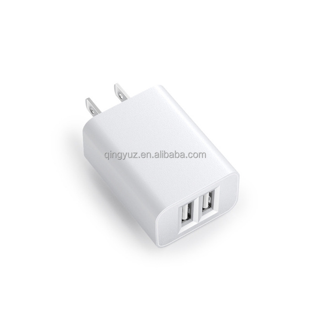 US 15W Electric Travel Adapter 2 Port Fast Charging QC2.0 5V 2A Dual USB Wall Charger