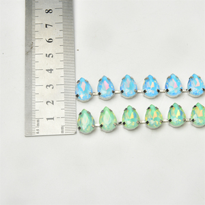 Horizon 10x14mm en forme de goutte de couleur moka à coudre avec quatre griffes ornées d'un ornement élégant et élégant pour la décoration intérieure ou le cadeau - Product Image 4