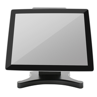 15,6-дюймовая POS-система «все в одном» с двумя экранами на Windows, кассовый аппарат с емкостным сенсорным экраном и термопринтером