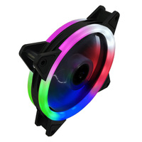 Boîtier d'ordinateur haute vitesse à faible bruit ventilateurs RVB 120mm 12V ventilateur fluide roulement refroidissement CPU