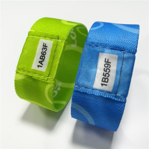 Riêng tùy chỉnh NFC Vòng đeo tay tái sử dụng đàn hồi NFC dây đeo cổ tay dệt Vòng đeo tay NFC RFID thẻ gỗ ban nhạc cổ tay - Product Image 5