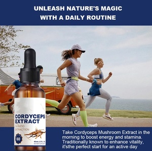 OEM/ODM Marca Privada Haosen Extracto de Cordyceps en Gotas, Potenciador de Energía Cerebral y <span class=keywords><strong>Memoria</strong></span> para Adultos, Líquido Oral de 60ml - Product Image 5