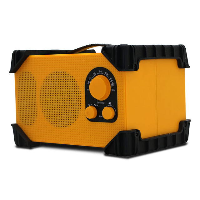 High Quality Analog Tuning FM Radio and Built in Speaker Portable Workshop Radio