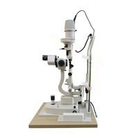 Hot Seller Optics Instruments LS-4 Slit Lamp Microscope LED Light Version 5x with Metal Basement for Optometry