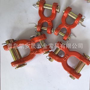 Conector de Cadena de Elevación Tipo X Forjado, Grillete Tipo H y Tipo X con Pasador de Seguridad, Medidas Métricas - Product Image 3