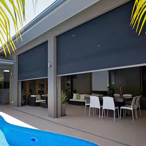 Không thấm nước Sun Shading cơ giới vườn Rèm Bộ dụng cụ Zip màn hình mặt trời Shading cơ giới vườn Rèm Bộ dụng cụ Màn hình Zip - Product Image 2