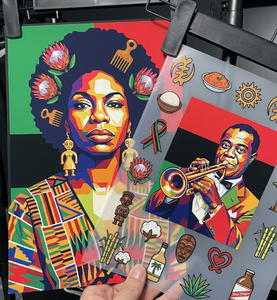 Película de Transferencia de Goma para el Mes de la Historia Negra (BHM) con Diseños del Legado de los Derechos Civiles de MLK para Impresión de Camisetas, Transferencia Térmica DIY para Planchar - Product Image 1