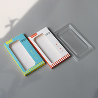 Boîtes en papier personnalisées de luxe suspendues pour téléphones portables, étuis de téléphone, emballage d'électronique grand public, gaufrage et vernissage