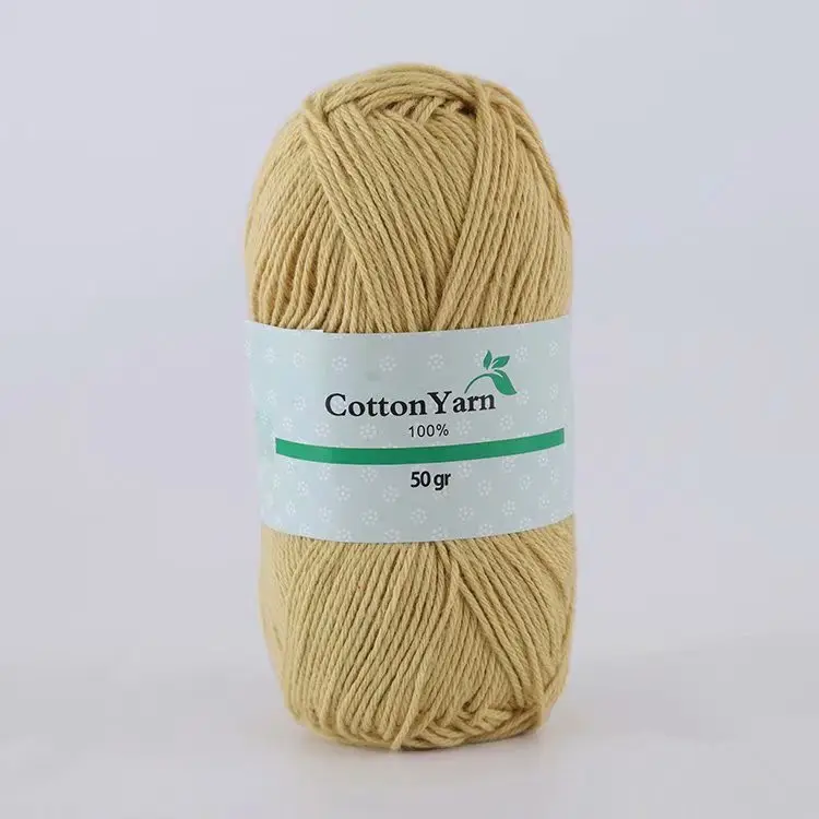 Bojay चीन निर्माण Crochet थोक पर बच्चे को दूध कपास कपड़ा बुनाई यार्न Crochet यार्न गेंद 4 प्लाई 100% कपास यार्न