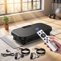 Appareil de vibration électrique amincissant pour le ventre et la taille, machine de fitness à domicile à vibration intégrale, télécommande, charge maximale 150 kg