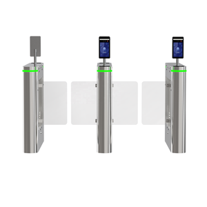 Torniquete de Acceso con Barrera Giratoria de Acero Inoxidable, Lector RFID, Barrera de Seguridad para Peatones para Oficina y Gimnasio - Product Image 2