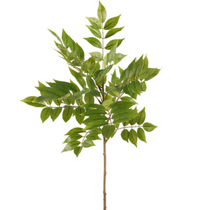 Artificial Wood Leaves Color Changing Plastic Wire High Simulation Indoor Home Decor Wedding Photography Props - Product Image 2