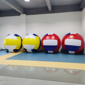 Biểu Tượng Tùy Chỉnh Quảng Cáo Khổng Lồ Inflatable PVC Lớn Bóng Bãi Biển Colour Phun Sơn Lớn Inflatable Bóng Chuyền Bóng - Product Image 3