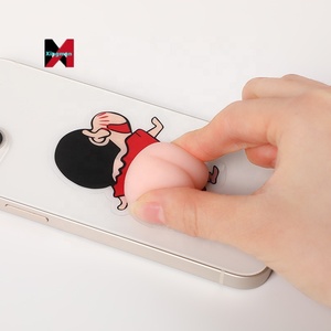 Divertido Adhesivo 3D de Dibujos Animados para Coche, Imán para Nevera, Bonito Adhesivo <span class=keywords><strong>QQ</strong></span> Elástico Antiarañazos y Anticolisión - Product Image 4