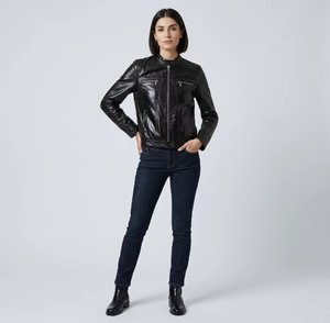 <span class=keywords><strong>Chaqueta</strong></span> de Piel de Oveja para Mujer, Diseño Formal, Suave y Transpirable, Fabricación ODM/OEM de Lujo - Product Image 1