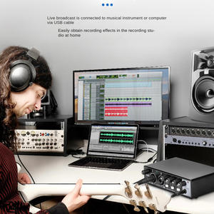 <span class=keywords><strong>Carte</strong></span> <span class=keywords><strong>Son</strong></span> Professionnelle avec Monitoring <span class=keywords><strong>pour</strong></span> Enregistrement Live de <span class=keywords><strong>Guitare</strong></span> Électrique et Chant en Studio - Product Image 4