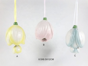 Handmade gốm Win Wedding mùa xuân trang trí nội thất hoa màu xanh chuông - Product Image 4