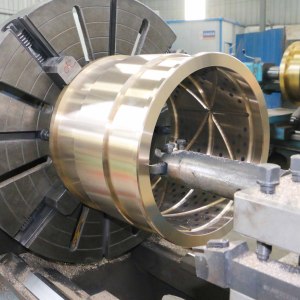 Buje de grafito de fricción reductor con brida, cojinete de manguito de bronce fundido de cobre de grafito, bujes Premium - Product Image 6