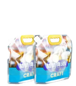 Customized Laminated Maiterial Spout Pouch For Fruit Juice