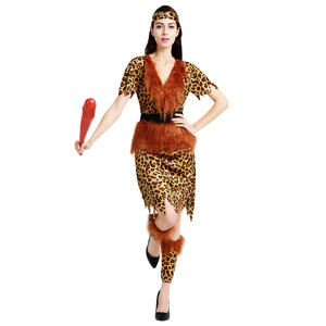 Carnaval Halloween Cosplay adultos de pelo largo salvaje nativo americano mujeres indios disfraz - Product Image 3