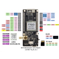 Carte de Développement LILYGO TTGO T3 LoRa32 V1.6.1 ESP32 Module LoRa WiFi Bluetooth 433/868/915/923Mhz avec OLED 0,96''