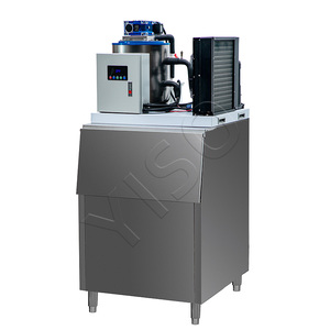 Machine à glace en flocons sans coquille YISO à congélation rapide 300 kg/24h en acier inoxydable de qualité alimentaire pour usine de transformation des produits aquatiques - Product Image 1