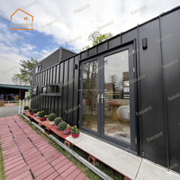 Kit rumah baja prefabrikasi mewah Eropa Modern rekreasi Tiongkok untuk liburan penggunaan kantor untuk mal masuk
