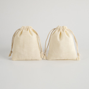 Cotton <b>Drawstring</b> Bags 8x10cm 5x7cm 15x20cm Jewelry Storage Packaging Rectangular Plain Colored Fabric <b>Pouches</b> - Product Image 3