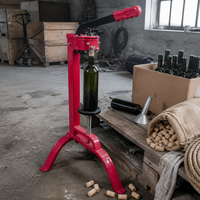 Boucheuse à vin manuelle sur pied, machine à boucher les bouteilles, presse à bouchons pour la vinification à domicile